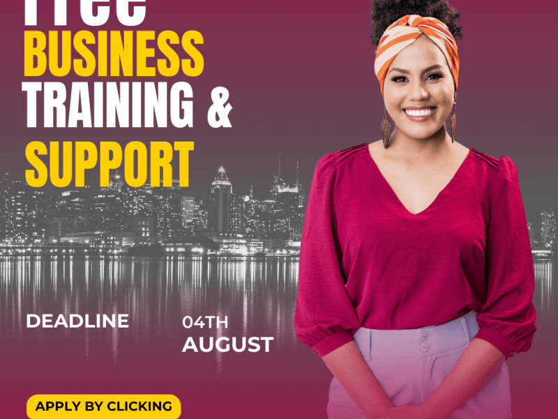 Apply for free Business Training and&nbsp;Support